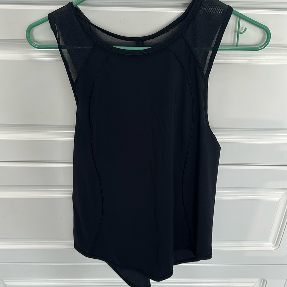 Lululemon Athletica Black Sleeveless Tank Top